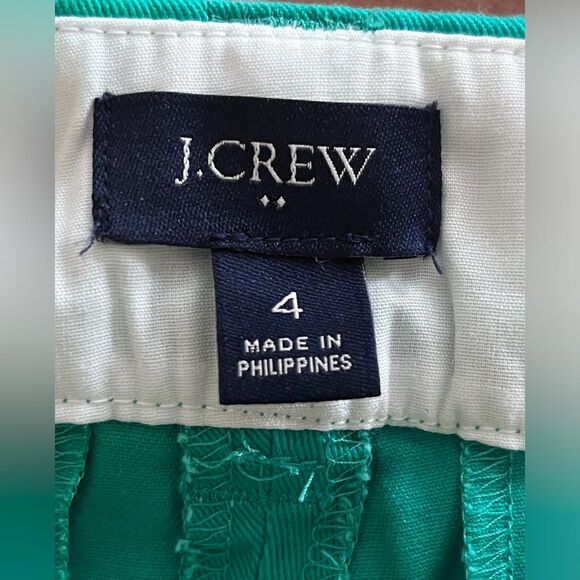 NWOT J Crew Chino Shorts 4” Scalloped Sz 4 Small - Picture 3 of 5